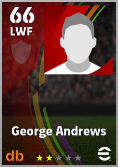 George Andrews — LWF, OVR 66, MAX 66