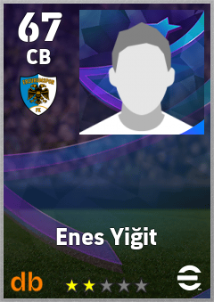 Enes Yiğit — CB, OVR 67, MAX 67