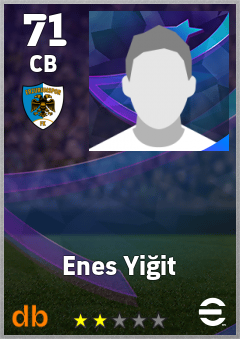 Enes Yiğit — CB, OVR 71, MAX 71