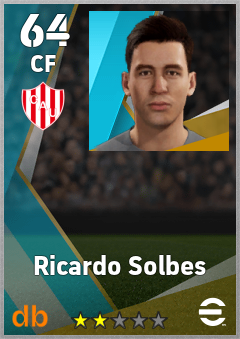 Ricardo Solbes — CF, OVR 64, MAX 64