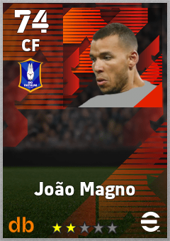 João Magno — CF, OVR 74, MAX 74