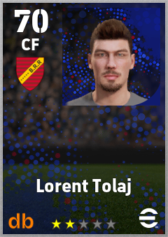 Lorent Tolaj eFootball player card