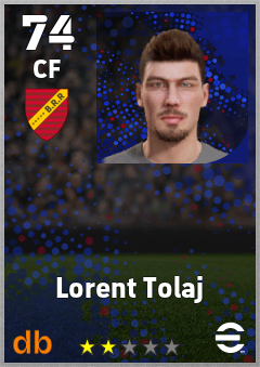 Lorent Tolaj eFootball player card