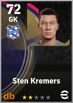 Sten Kremers eFootball player card