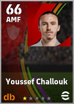 Youssef Challouk — AMF, OVR 66, MAX 66