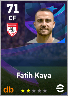 Fatih Kaya — CF, OVR 71, MAX 71