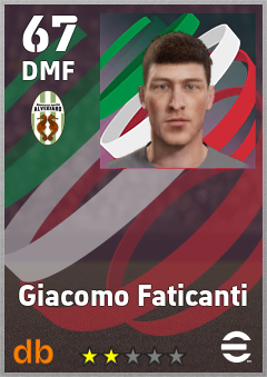 Giacomo Faticanti — DMF, OVR 67, MAX 67