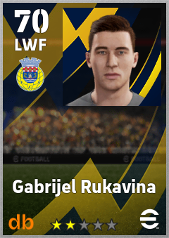 Gabrijel Rukavina — LWF, OVR 70, MAX 70