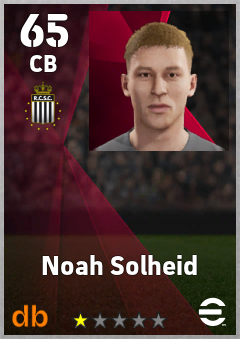 Noah Solheid eFootball player card