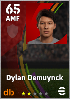 Dylan Demuynck — AMF, OVR 65, MAX 65
