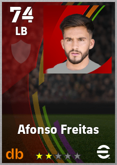Afonso Freitas — LB, OVR 74, MAX 74