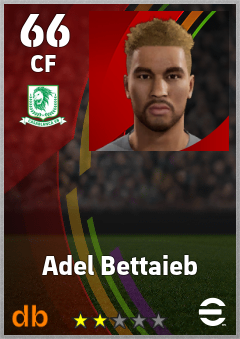 Adel Bettaieb — CF, OVR 66, MAX 66