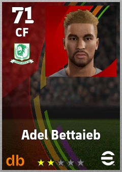 Adel Bettaieb — CF, OVR 71, MAX 71