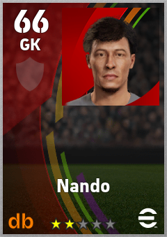 Nando — GK, OVR 66, MAX 66
