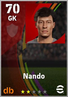 Nando eFootball player card