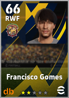 Francisco Gomes — RWF, OVR 66, MAX 66