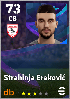 Strahinja Eraković — CB, OVR 73, MAX 73