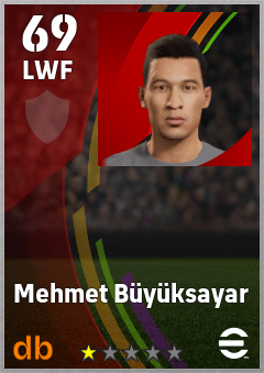 Mehmet Büyüksayar — LWF, OVR 69, MAX 69