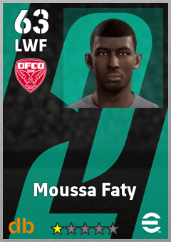 Moussa Faty eFootball player card