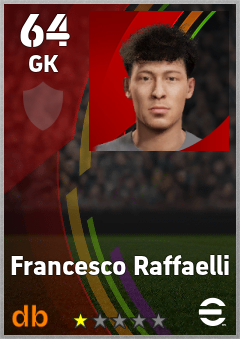 Francesco Raffaelli — GK, OVR 64, MAX 64