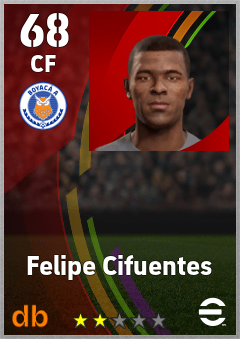 Felipe Cifuentes — CF, OVR 68, MAX 68