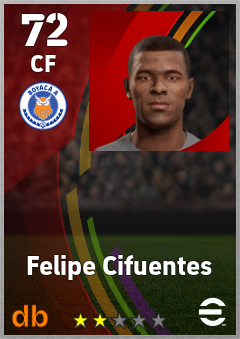 Felipe Cifuentes — CF, OVR 72, MAX 72