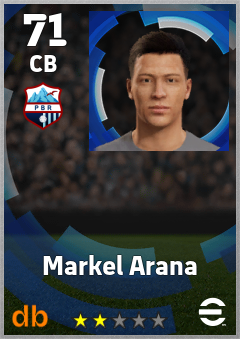 Markel Arana — CB, OVR 71, MAX 71