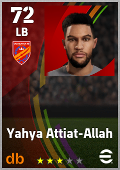 Yahya Attiat-Allah — LB, OVR 72, MAX 72