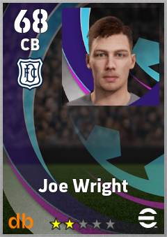 Joe Wright — CB, OVR 68, MAX 68