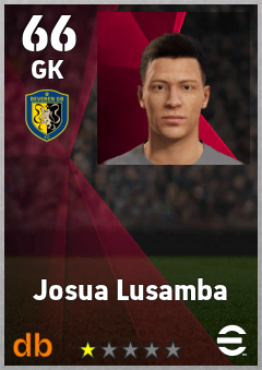 Josua Lusamba — GK, OVR 66, MAX 66