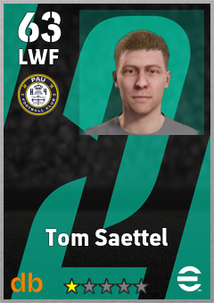 Tom Saettel eFootball player card
