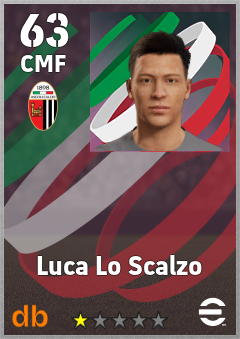 Luca Lo Scalzo — CMF, OVR 63, MAX 63