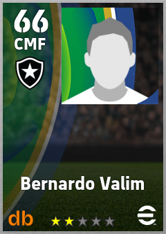 Bernardo Valim — CMF, OVR 66, MAX 66