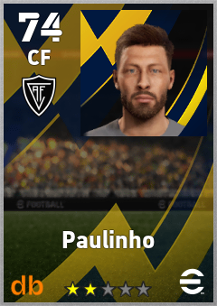 Paulinho — CF, OVR 74, MAX 74