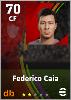 Federico Caia eFootball player card