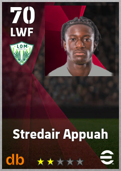 Stredair Appuah eFootball player card