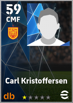 Carl Kristoffersen — CMF, OVR 59, MAX 59