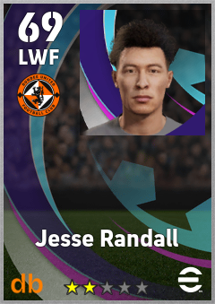 Jesse Randall eFootball player card
