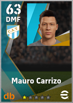 Mauro Carrizo — DMF, OVR 63, MAX 63