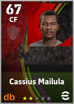 Cassius Mailula eFootball player card