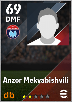 Anzor Mekvabishvili — DMF, OVR 69, MAX 69