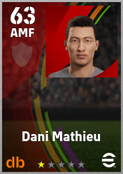 Dani Mathieu eFootball player card