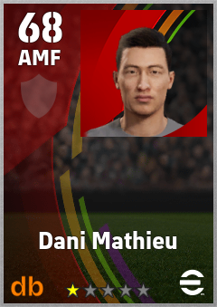 Dani Mathieu — AMF, OVR 68, MAX 68