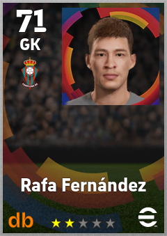 Rafa Fernández eFootball player card