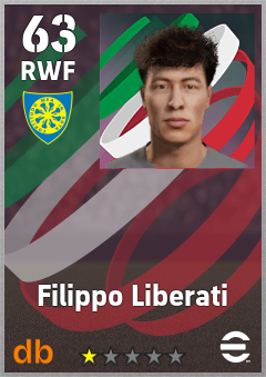 Filippo Liberati — RWF, OVR 63, MAX 63