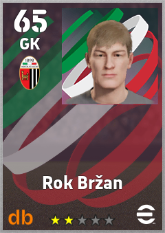 Rok Bržan — GK, OVR 65, MAX 65