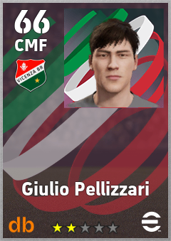 Giulio Pellizzari — CMF, OVR 66, MAX 66