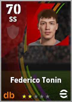 Federico Tonin eFootball player card