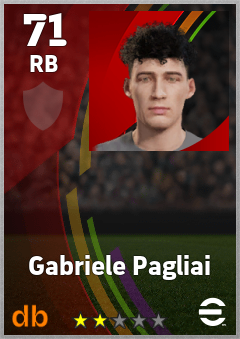 Gabriele Pagliai eFootball player card