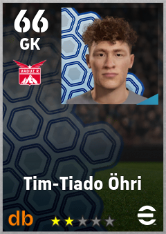 Tim-Tiado Öhri — GK, OVR 66, MAX 66